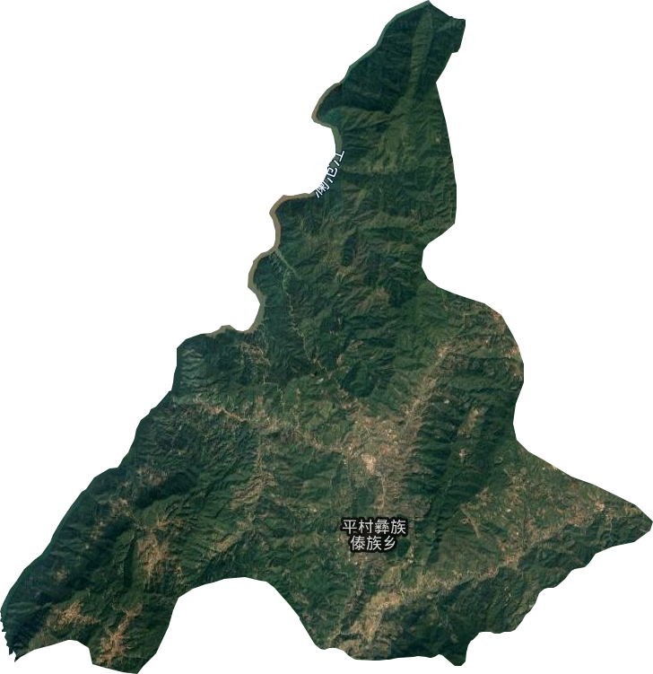 平村鄉(xiāng)衛(wèi)星圖