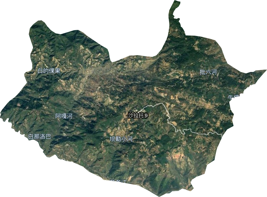 沙拉托鄉(xiāng)衛(wèi)星圖