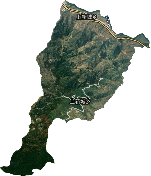 上新城鄉衛星圖