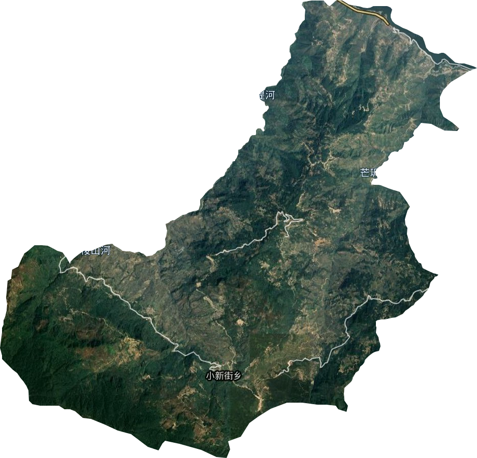 小新街鄉衛星圖