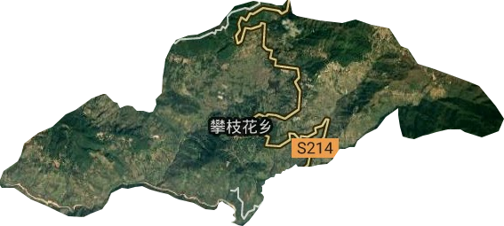 攀枝花鄉衛星圖