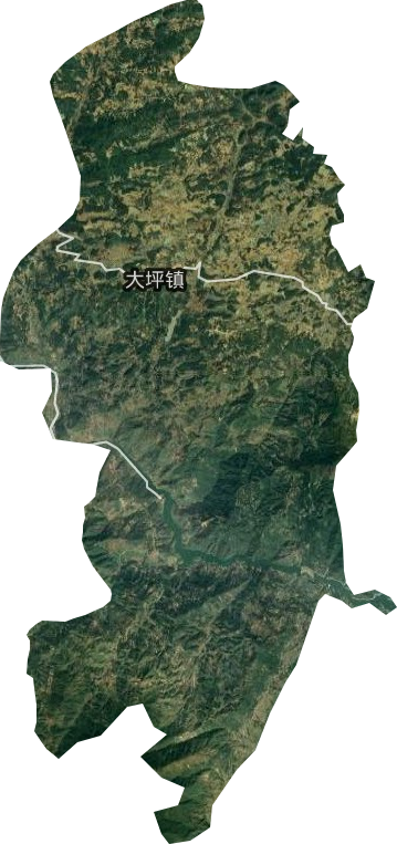 大坪鎮衛星圖
