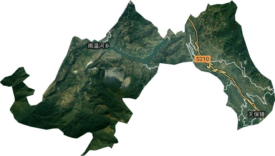 天保鎮衛星圖