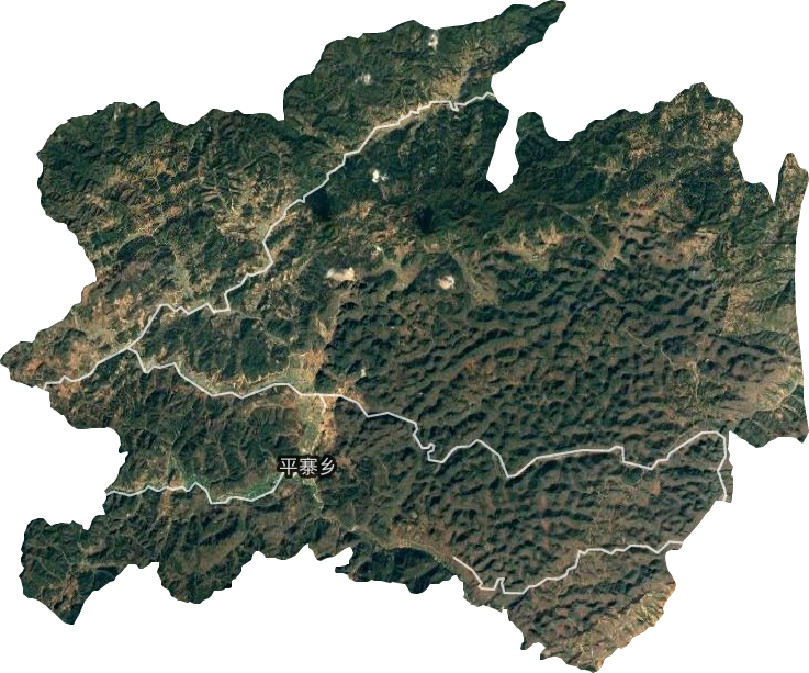 平寨鄉(xiāng)衛(wèi)星圖