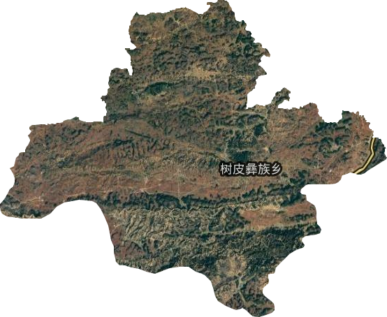 樹(shù)皮彝族鄉(xiāng)衛(wèi)星圖