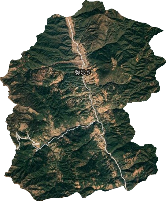 彌沙鄉衛星圖