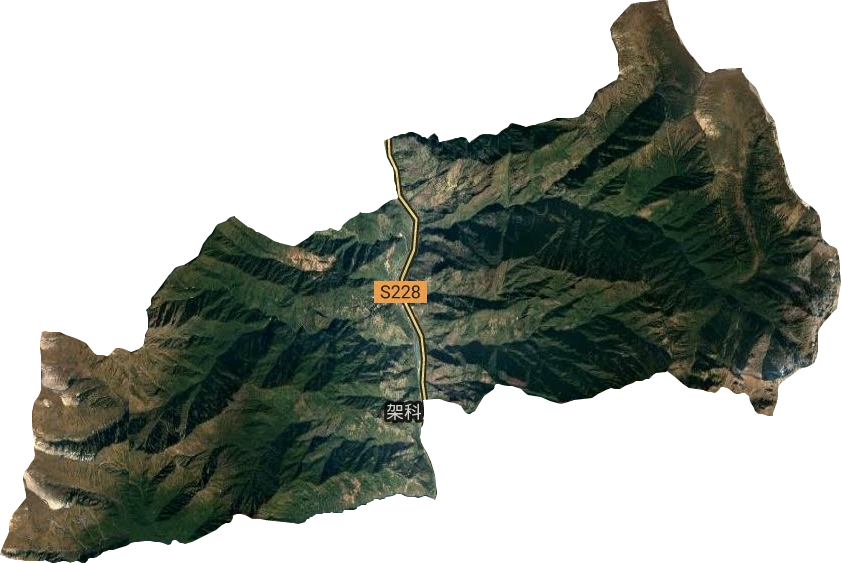 架科底鄉衛星圖
