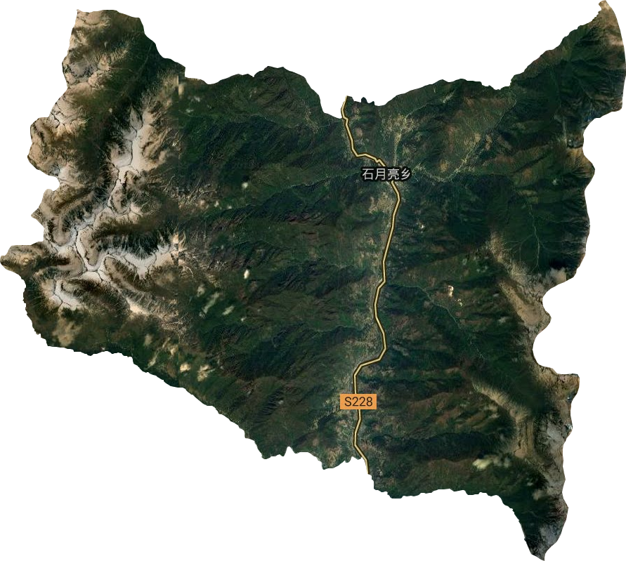 石月亮鄉衛星圖