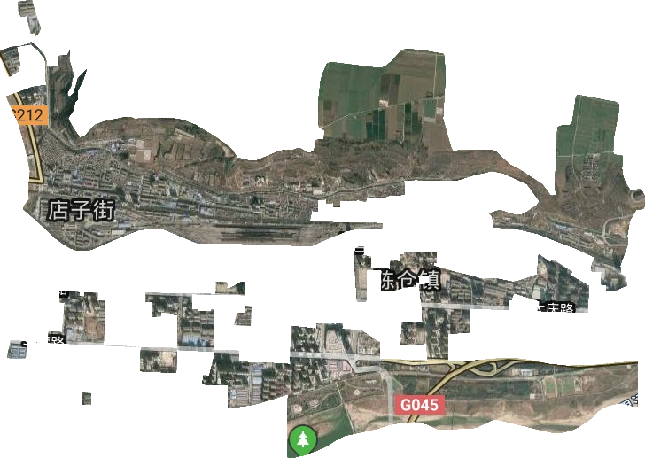 陳倉鎮衛星圖