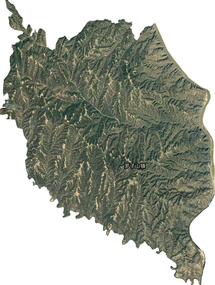 羅子山鎮(zhèn)衛(wèi)星圖