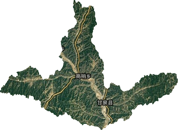城關鎮衛星圖