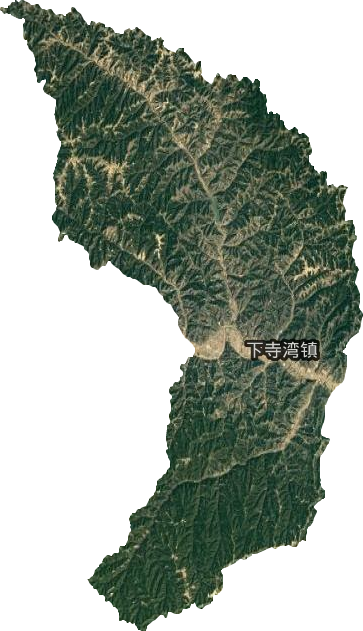 下寺灣鎮衛星圖