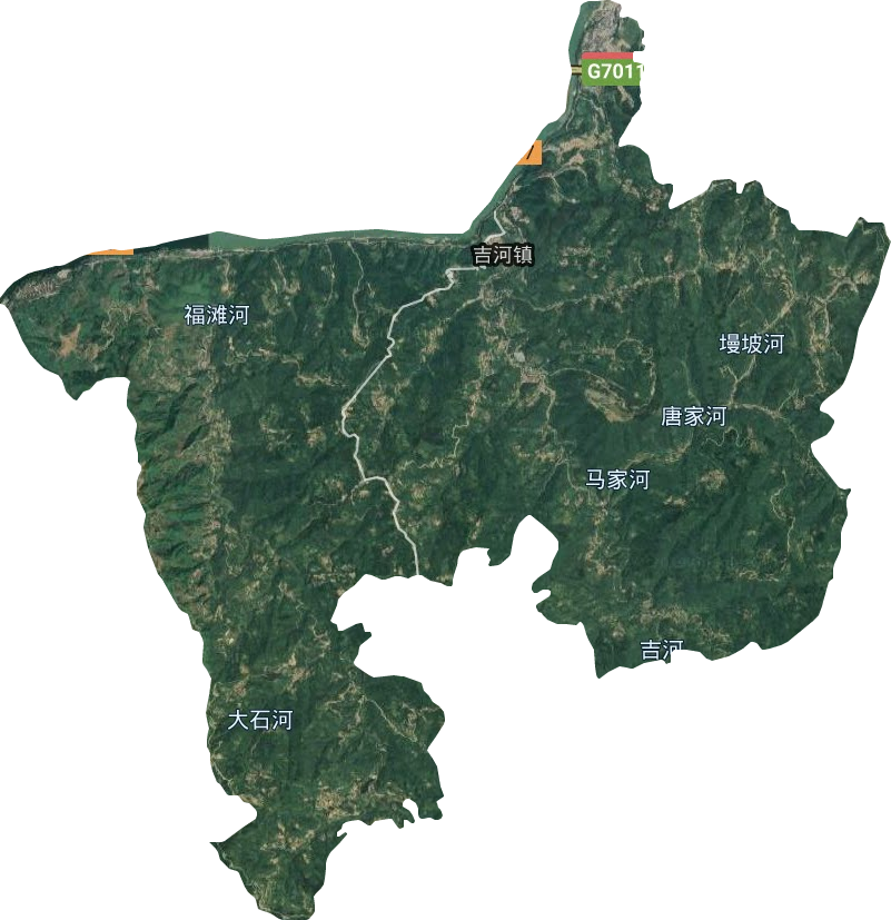 吉河鎮(zhèn)衛(wèi)星圖