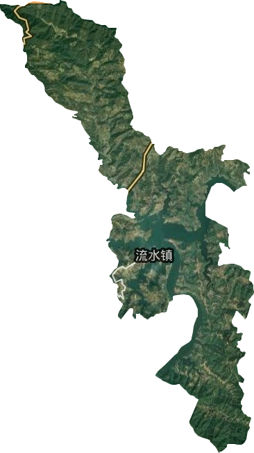 流水鎮衛星圖