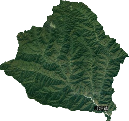 葉坪鎮衛星圖