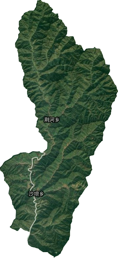 紫荊鎮衛星圖