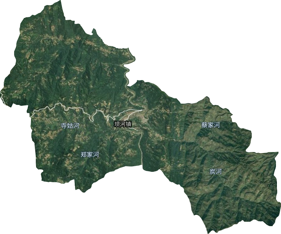 壩河鎮衛星圖