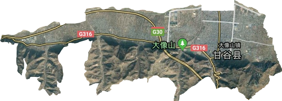 大像山鎮衛星圖