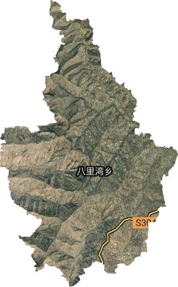 八里灣鄉(xiāng)衛(wèi)星圖