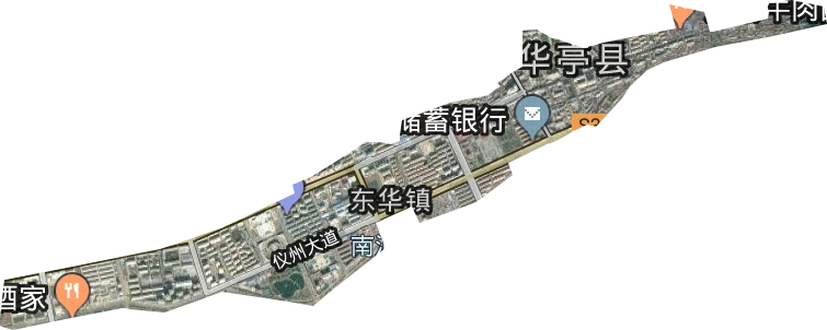 東華街道衛星圖
