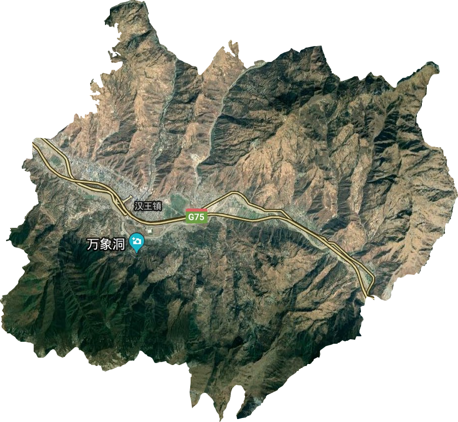 漢王鎮衛星圖