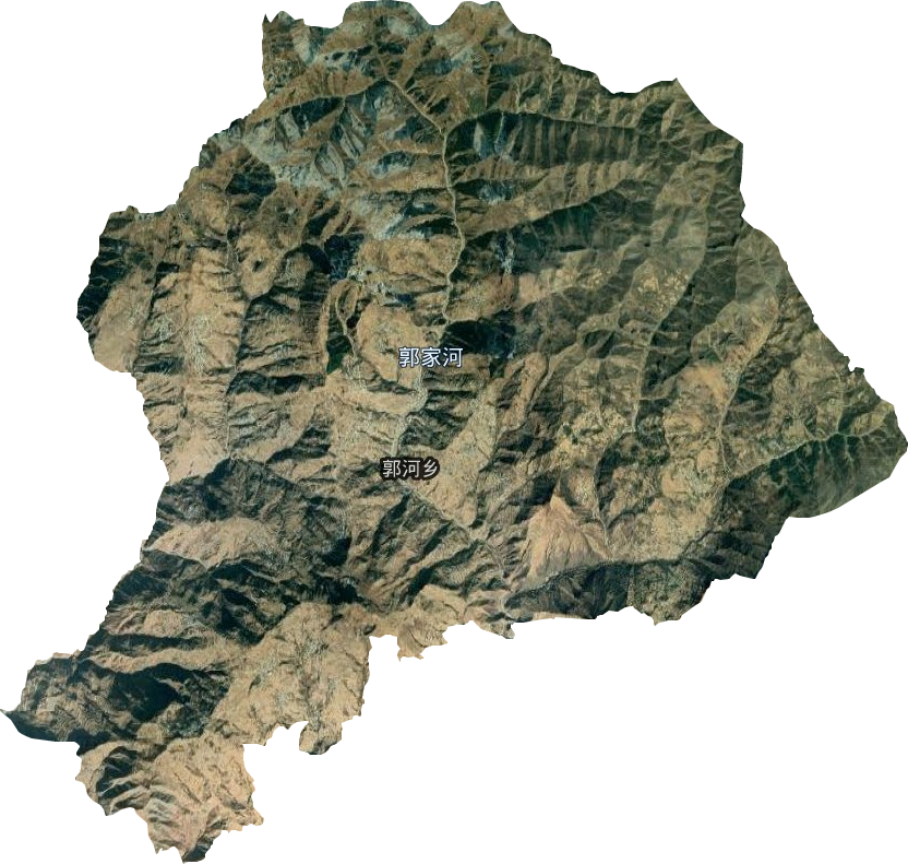 郭河鄉衛星圖