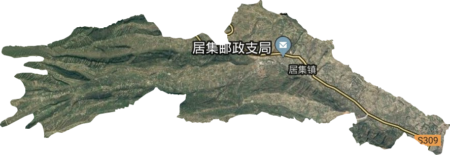 居集鎮(zhèn)衛(wèi)星圖