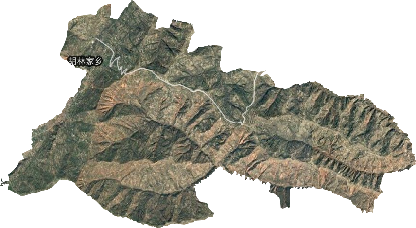 胡林家鄉衛星圖