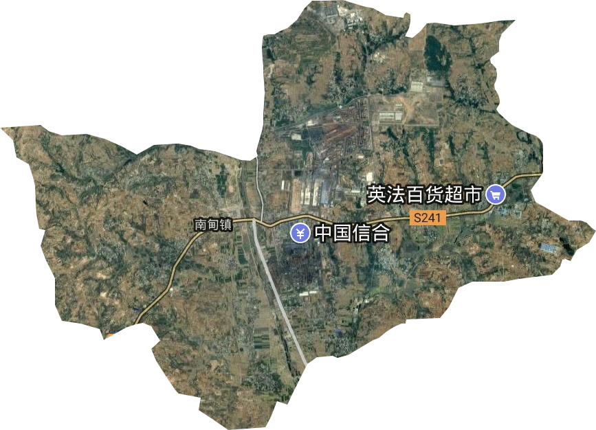 南甸鎮衛星圖