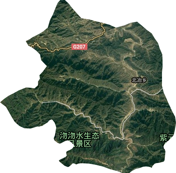 北冶鄉(xiāng)衛(wèi)星圖