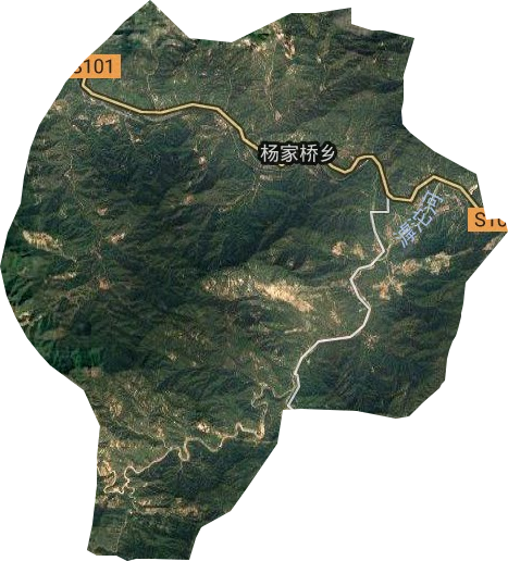 楊家橋鄉衛星圖