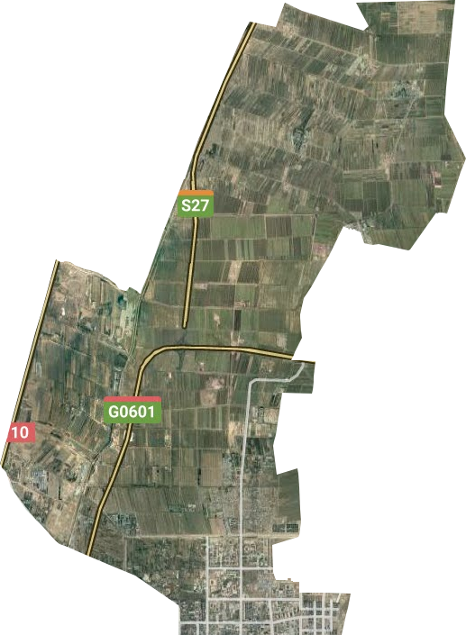 賀蘭山西路街道衛星圖