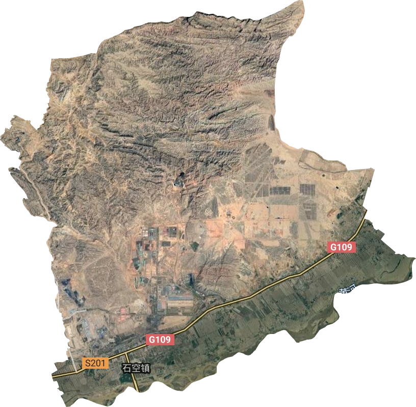 石空鎮衛星圖