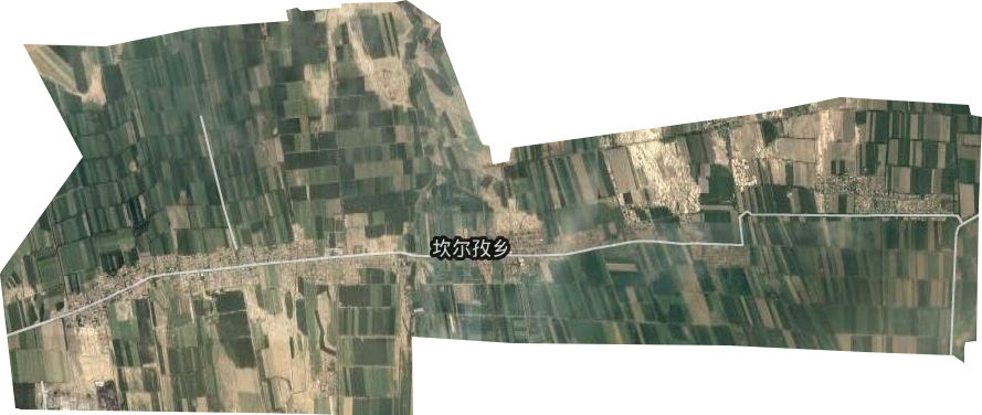 坎爾孜鄉衛星圖