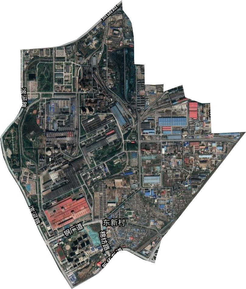東新村街道衛星圖