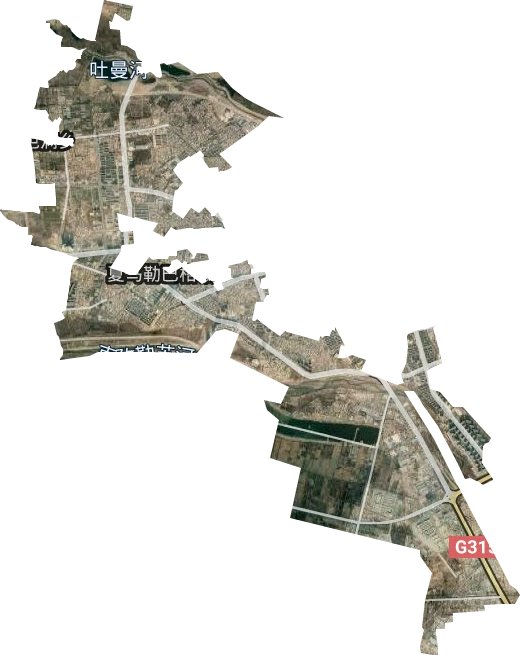 夏馬勒巴格鎮(zhèn)衛(wèi)星圖