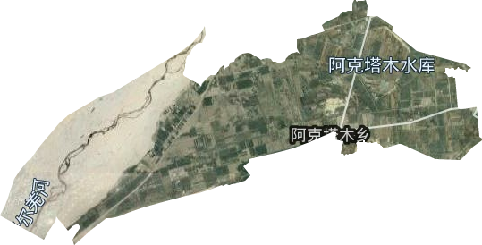 阿克塔木鄉(xiāng)衛(wèi)星圖