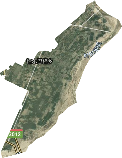 恰爾巴格鄉衛星圖