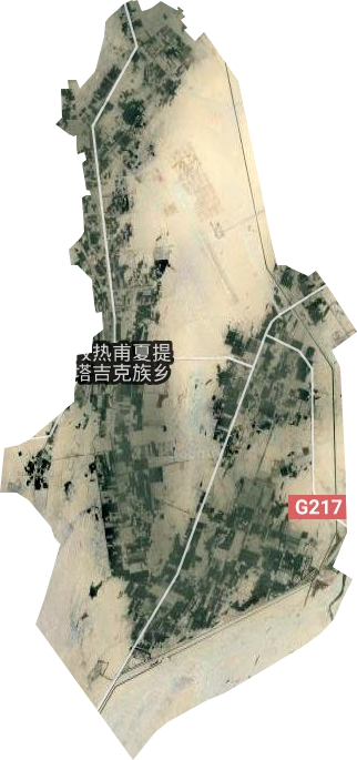孜熱甫夏提塔吉克族鄉(xiāng)衛(wèi)星圖