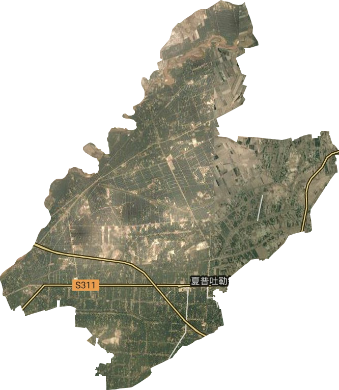 夏普吐勒鄉衛星圖