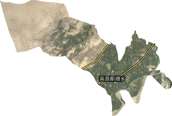 英吾斯坦鄉衛星圖