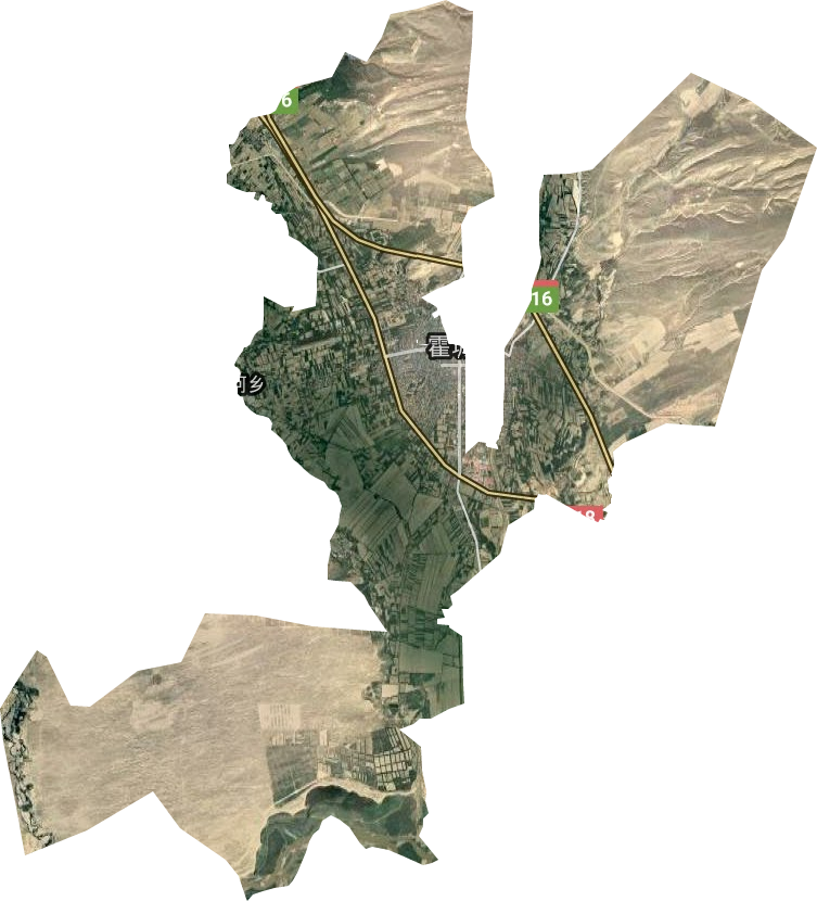 蘭干鄉衛星圖