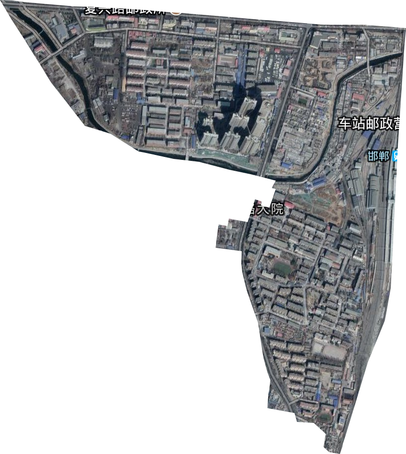 鐵路大院街道衛星圖