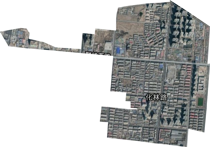 化林路街道衛星圖