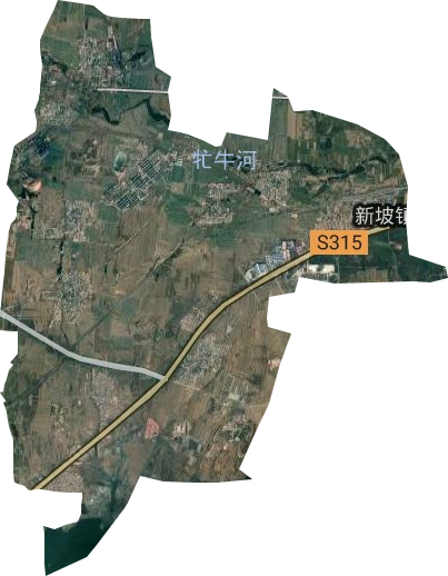 新坡鎮(zhèn)衛(wèi)星圖