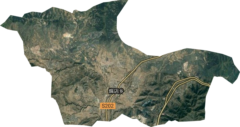 偏店鄉衛星圖