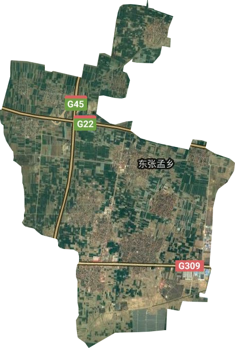 東張孟鄉衛星圖