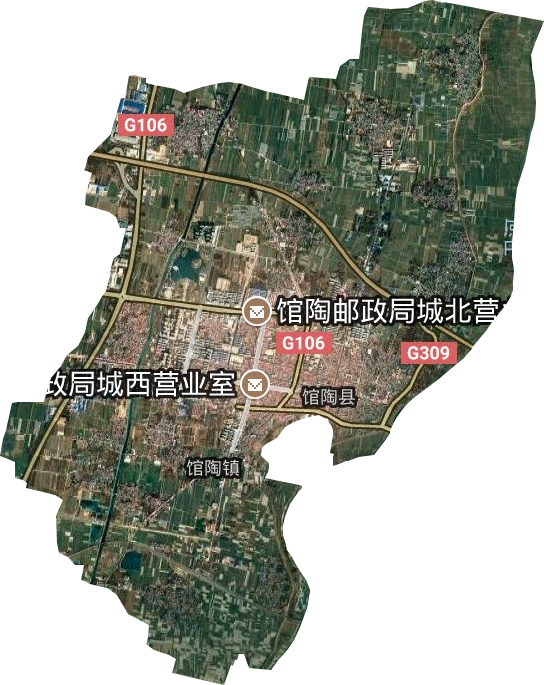 館陶鎮(zhèn)衛(wèi)星圖