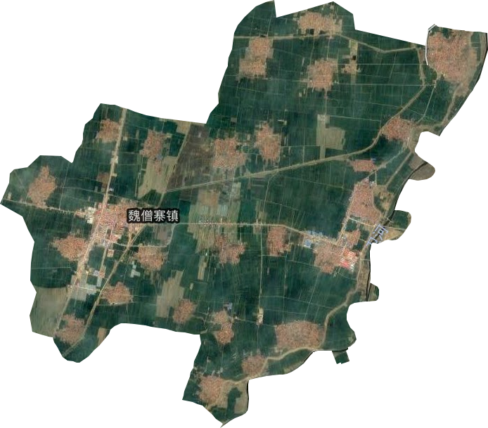 魏僧寨鎮衛星圖