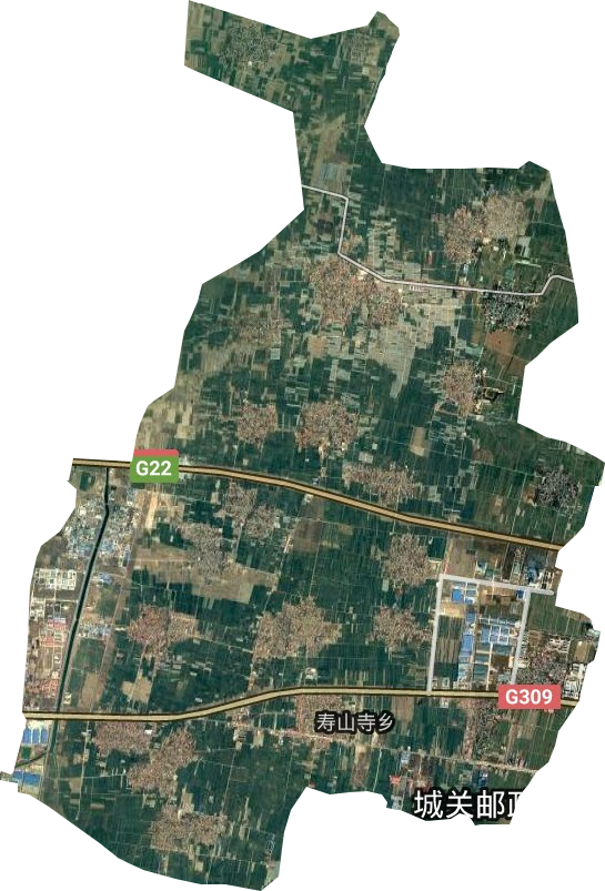 壽山寺鄉衛星圖